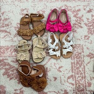 Kids Multi-Color Sandals Set